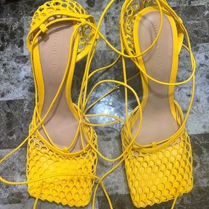 Like New Worn Once Authentic Bottega Heels